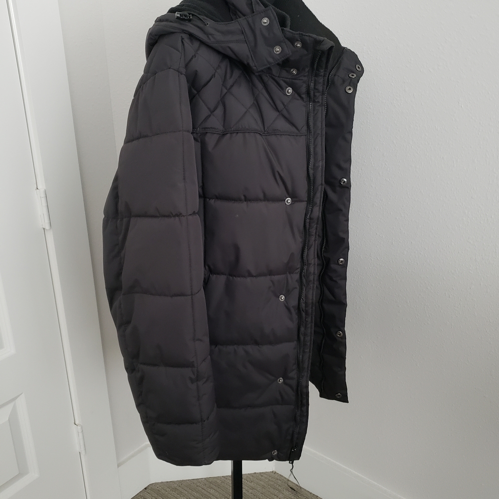 (EUC) Ben Sherman Black Puffer Quilted Jacket with Hood (Boys XL or Men's Small) - Picture 11 of 14